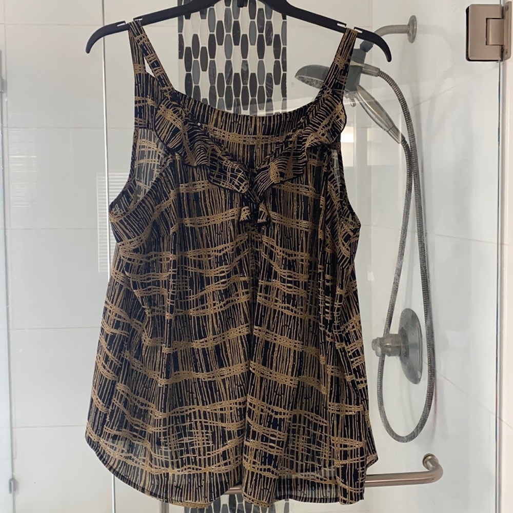Avenue Silky Tank Top Blouse